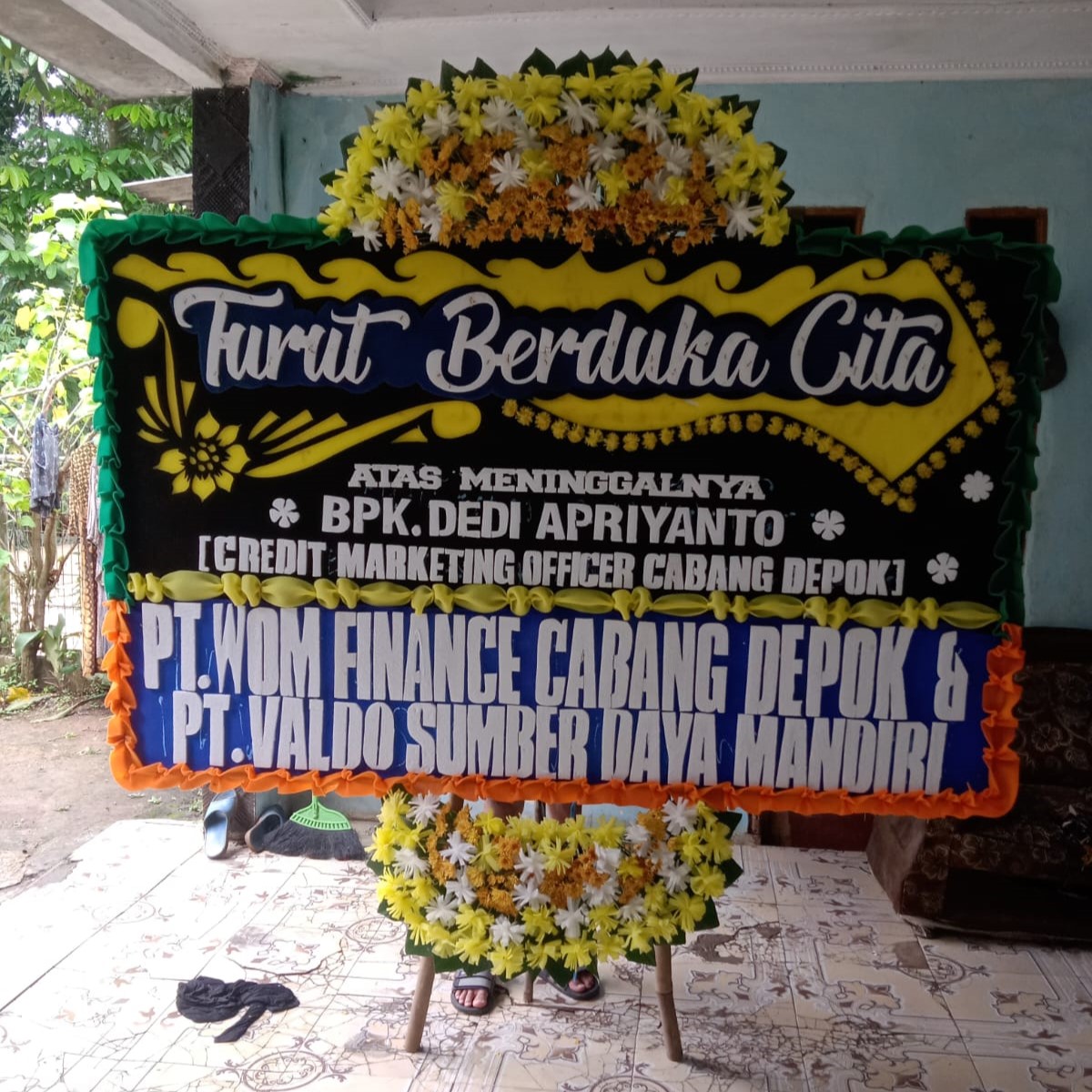 Bunga Papan Duka Cita (2)